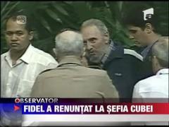 Fidel Castro a renuntat la sefia Cubei!