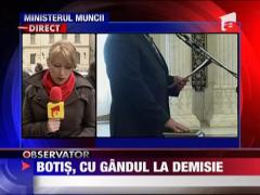 Ioan Botis, cu gandul la demisie