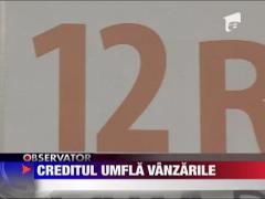 Vanzarile magazinelor au crescut cu o treime