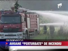 Incendiu puternic izbucnit la tabara de rromi din Roma