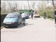 Radu Mazare, deplasare cu bicicleta