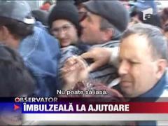 Imbulzeala  la alimentele gratuite in Drobeta Turnu Severin