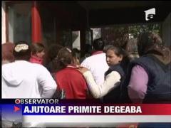 Pachet de Paste aruncat pe strada in Deva