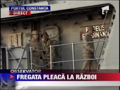 Fregata Regele Ferdinand, pregatita de plecare