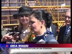 Nava de razboi, lansata la apa la Galati