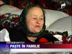 In Maramures, prima zi de Paste se petrece in familie