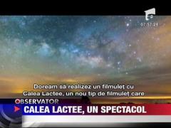 Calea Lactee, vazuta de pe un munte din Tenerife