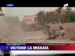 Victorie importanta pentru rebelii libieni