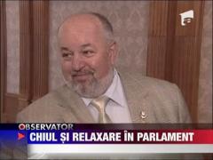 Chiul si relaxare in Parlament