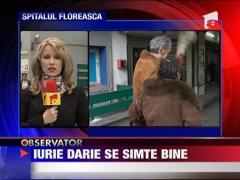 Iurie Darie, iar in spital