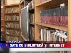 Sate cu biblioteca si internet