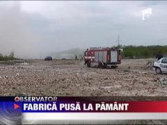 Fabrica daramata cu dinamita