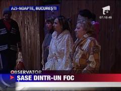 6 case bucurestene, mistuite de flacari