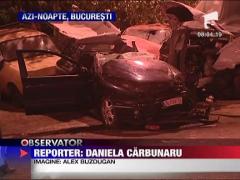 Accident spectaculos in Bucuresti