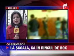 La scoala, ca in ringul de box
