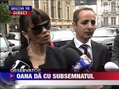 Oana Zavoranu da cu subsemnatul la politie din cauza lui Pepe