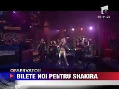 Bilete noi la concertul Shakira