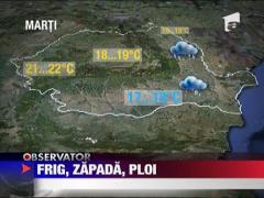 Urmeaza frig, zapada si ploi