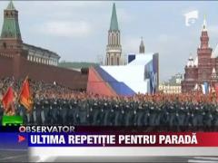 Ultimele repetitii pentru parada din Rusia