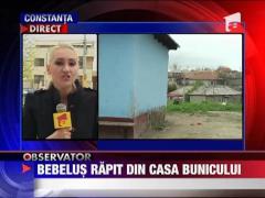 Bebelus rapit pentru a fi dus la cersit