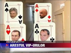 Inghesuiala de vipuri in arestul politiei Capitalei