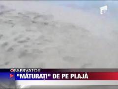 Un Boeing a maturat o plaja plina de oameni