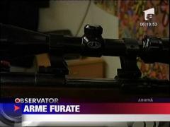 Arme furate de la Ocolul Silvic
