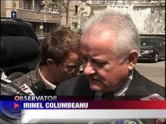 Irinel Columbeanu si-a acuzat oficial sotia de abandon