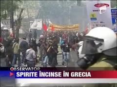 Ciocnirilor violente in Grecia intre extremisti si fortele de ordine