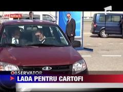 Vladimir Putin a testat noua Lada Granta: Masina a pornit la a cincea cheie!