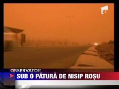 Furtuna de nisip in China