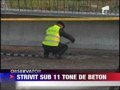 Accident pe santierul Bucuresti-Ploiesti!