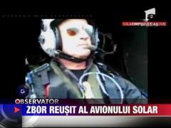 Primul avion pe baterii si-a incheiat cu succes misiunea