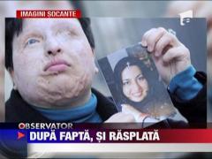 A primit dreptul sa picure acid in ochii agresorului!
