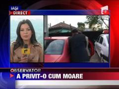 I-a taiat gatul cu un cutit si apoi a lasat-o sa agonizeze in fata vecinilor!