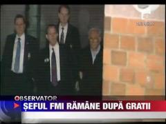 Seful FMI ramane dupa gratii