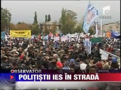 Politisti din toata tara vor protesta astazi in Piata Constitutiei