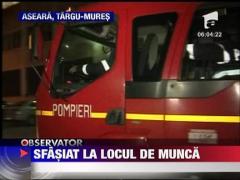 Rupt in bucati de un malaxor