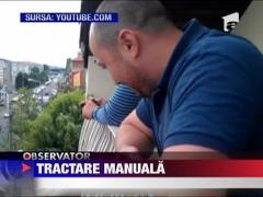 Masini ridicate manual, la Timisoara