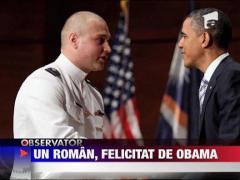 Un tanar roman, felicitat de Obama