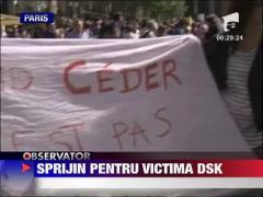 Sprijin pentru victima lui Dominique Strauss-Kahn