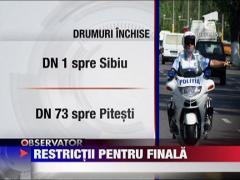 Restrictii de circulatie in Brasov pentru meciul Steaua - Dinamo