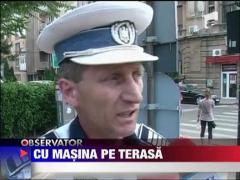Cu masina pe terasa