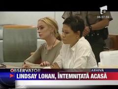 Lindsay Lohan a inceput sa-si execute condamnarea la arest la domiciliu