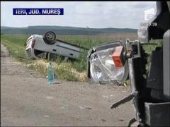 Trei persoane ranite in urma unui accident in Mures ‎