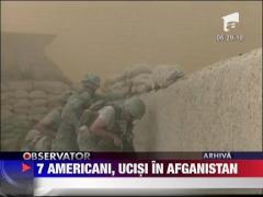 Sapte soldati NATO ucisi in Afganistan de explozia unei bombe
