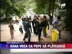 Oana Zavoranu ii da fiori reci lui Pepe