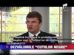 Inregistrarile "cutiilor negre"