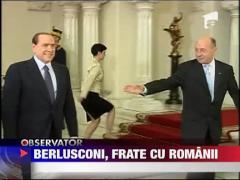 Silvio Berlusconi s-a relaxat in Romania