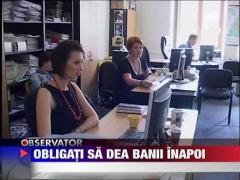 Angajatii Consiliul Judetean din Bihor obligati sa dea banii inapoi